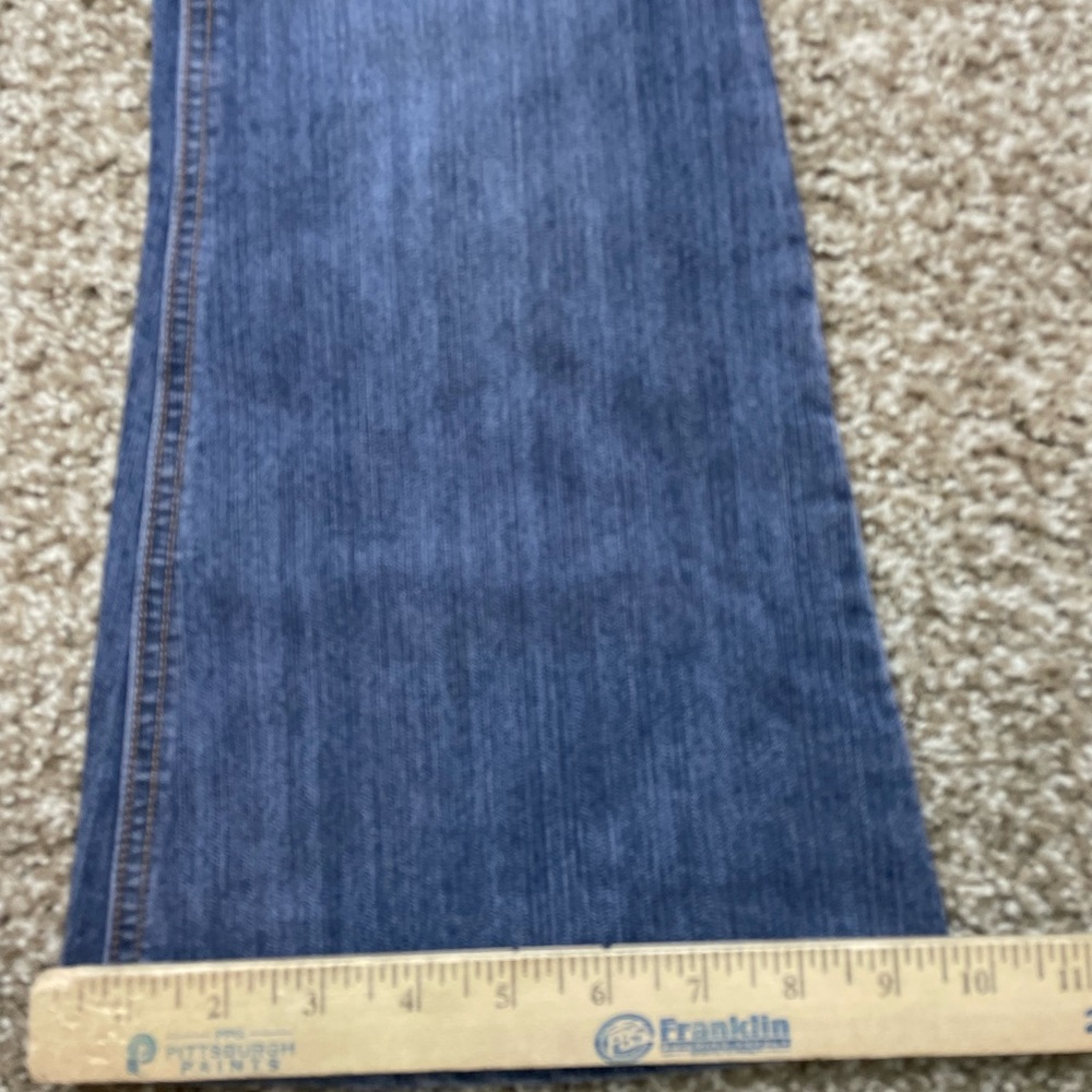 Vintage Y2K Mudd Low Rise Flare Jeans Juniors Size 1 Boho Wide Leg NWT NOS - Picture 7 of 14
